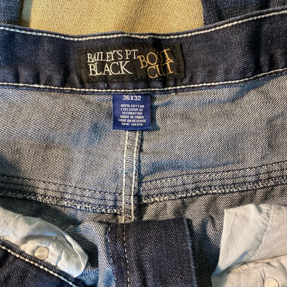 Men’s Baileys PT Black Bootcut 36/32